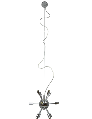 Azzardo SIRIUS LAMPBODY CHROME 12xG9 Baza Sufitowa Wisząca bez Prętów Klosza Chrom AZ2114 - produkt 2