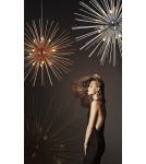 Pendant lamps - Azzardo SIRIUS LAMPBODY COPPER 12xG9 Ceiling Base Pendant without Shade Rods Copper AZ2118 - product 1