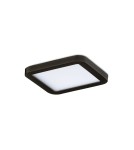 Recessed lamps with hermetic shade - Azzardo SLIM 9 SQUARE 3000K IP44 BLACK 1xLED Recessed Black IP44 AZ2833 - product 1