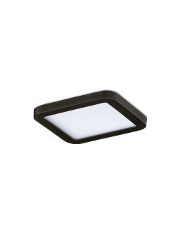 Azzardo SLIM 9 SQUARE 3000K IP44 BLACK 1xLED Wpuszczana Czarny IP44 AZ2833