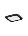 Azzardo SLIM 9 SQUARE 3000K IP44 BLACK 1xLED Wpuszczana Czarny IP44 AZ2833