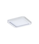 Recessed lamps with hermetic shade - Azzardo SLIM 9 SQUARE 3000K IP44 WHITE 1xLED Recessed White IP44 AZ2830 - product 1