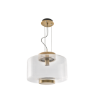 Pendant lamps - Azzardo SOREL 1xE27 Transparent Pendant AZ3343 - product 1