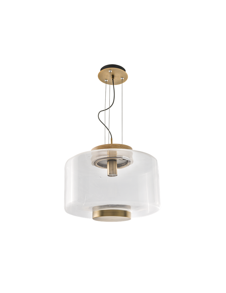 Pendant lamps - Azzardo SOREL 1xE27 Transparent Pendant AZ3343 - product kolory-swiatla.pl 1