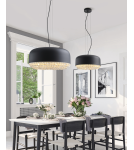 Pendant lamps - Azzardo TARANT 35 3xE27 Pendant Black/Crystal AZ3163 - product 2