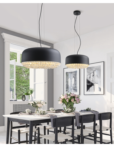 Azzardo TARANT 35 3xE27 Wisząca Czarny/Kryształ AZ3163 - produkt 2
