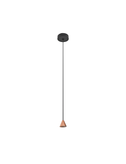 Azzardo TENTOR LAMPBODY ROSE GOLD 1xLED Ceiling Base with Cable and LED Light Source Pink Gold AZ3085