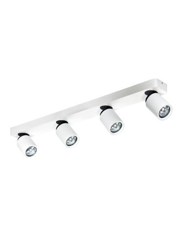 Azzardo TOMI 4 PR WHITE 4xGU10 Ceiling Spotlight White/Grey AZ0665