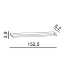 Bathroom wall lamps - Azzardo TOPAZ BLACK 1xLED Wall Mount Black IP44 AZ3359 - product 2