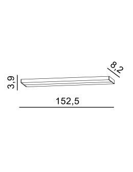 Azzardo TOPAZ BLACK 1xLED Ścienna Czarny IP44 AZ3359 - produkt 2