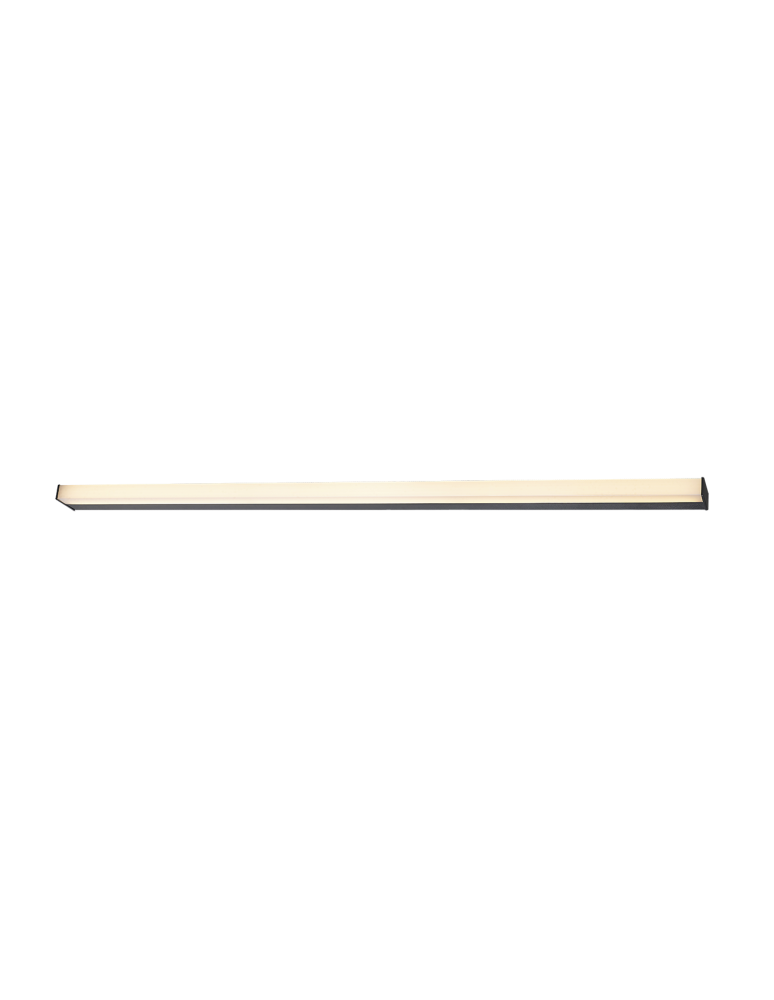 Bathroom wall lamps - Azzardo TOPAZ BLACK 1xLED Wall Mount Black IP44 AZ3359 - product kolory-swiatla.pl 1
