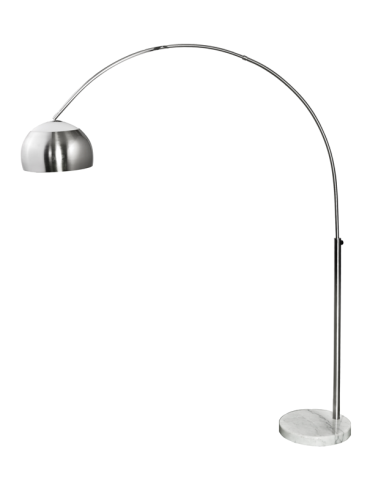 Azzardo TOSCA 1xE27 Satin Nickel Floor Lamp AZ0022