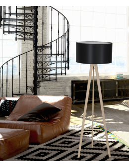 Azzardo TRIPOD WOOD LAMPBODY 1xE27 Podstawa Lampy Podłogowej bez Abażuru Drewno Dębowe AZ3013