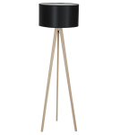 Tripod floor lamps - Azzardo TRIPOD WOOD LAMPBODY 1xE27 Floor Lamp Base without Lampshade Oak Wood AZ3013 - product 1