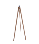 Tripod floor lamps - Azzardo TRIPOD WOOD LAMPBODY 1xE27 Floor Lamp Base without Lampshade Oak Wood AZ3013 - product 2