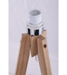 Tripod floor lamps - Azzardo TRIPOD WOOD LAMPBODY 1xE27 Floor Lamp Base without Lampshade Oak Wood AZ3013 - product 5