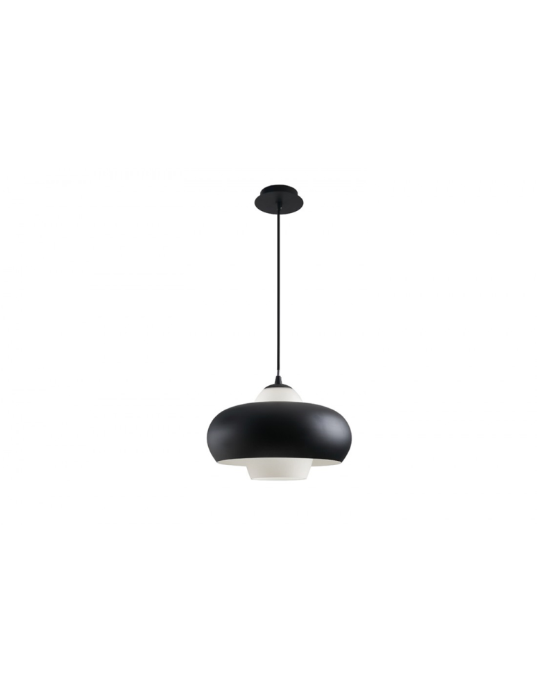 Pendant lamps - Azzardo VALTEN 32 BLACK 1xE27 Pendant Black AZ3169 - product kolory-swiatla.pl 1