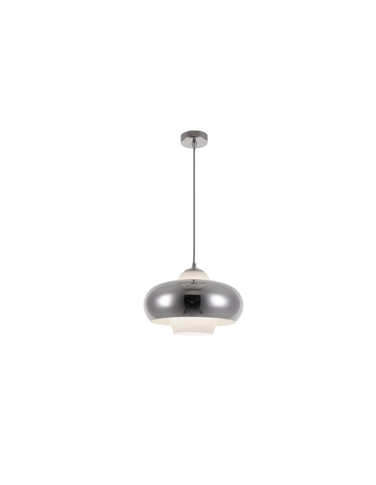 Pendant lamps - Azzardo VALTEN 32 CHROME 1xE27 Chrome Pendant AZ3167 - product kolory-swiatla.pl 1