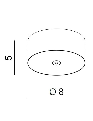 Azzardo ZIKO BASE 1 WHITE Ceiling Base White AZ3119 - product 2