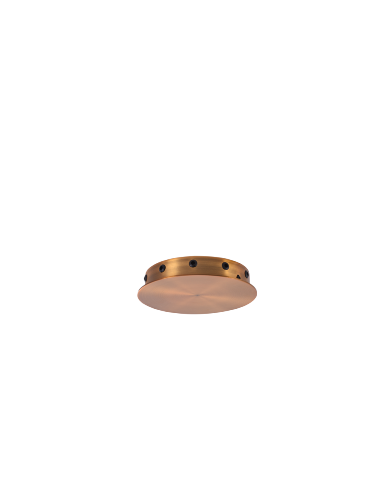Headliners for lighting systems - Azzardo ZIKO BASE 10 ANTIQUE Antique Ceiling Base AZ3460 - product kolory-swiatla.pl 1