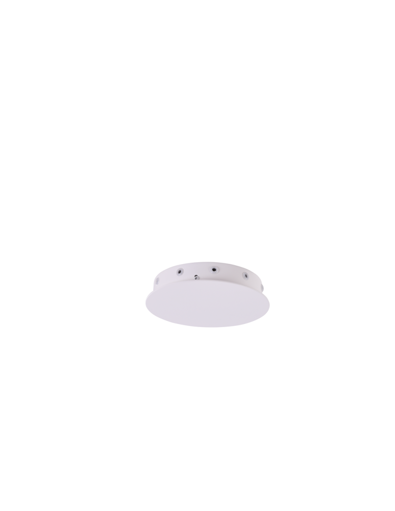 Headliners for lighting systems - Azzardo ZIKO BASE 10 WHITE Ceiling Base White AZ3409 - product kolory-swiatla.pl 1