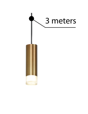 Azzardo ZIKO G9 3 METERS ANTIQUE 1xG9 Wire with Fixture without Ceiling Base Antique AZ3457 - product 2