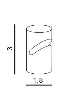 Azzardo ZIKO HOLDER WHITE Uchwyt Montażowy do Przewodu Biały AZ3117 - produkt 2