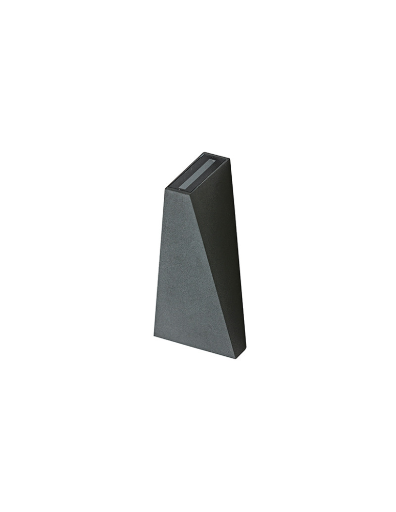 Outdoor wall lamps - Azzardo ZITA XL DGR 1xLED Wall Mounted Dark Grey IP54 AZ2200 - product kolory-swiatla.pl 1