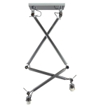Double pendant lamps - Azzardo ZYTA 2S LAMPBODY ALU 2xE27 Pendant/Arm with Mounting Base without Lampshade Aluminum AZ2301 - product 1