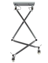 Azzardo ZYTA 2S LAMPBODY ALU 2xE27 Pendant/Arm with Mounting Base without Lampshade Aluminum AZ2301