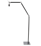 Floor lamps with lampshade - Azzardo ZYTA FLOOR LAMPBODY BLACK 1xE27 Floor Lamp Base without Lampshade Black AZ1849 - product 1