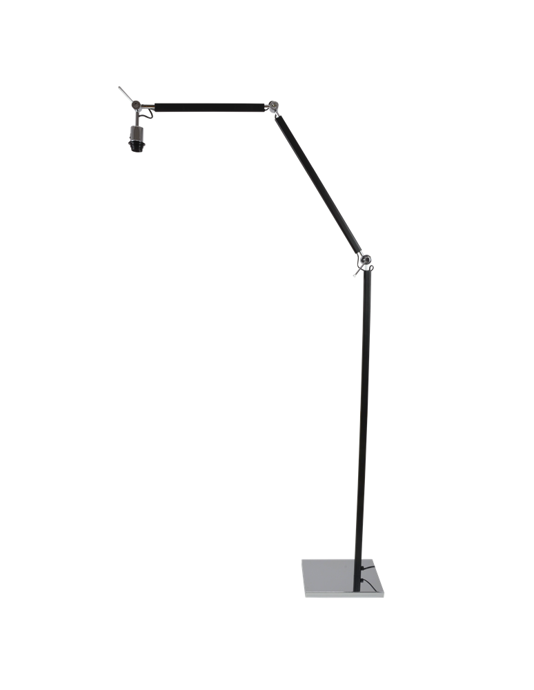 Floor lamps with lampshade - Azzardo ZYTA FLOOR LAMPBODY BLACK 1xE27 Floor Lamp Base without Lampshade Black AZ1849 - product kolory-swiatla.pl 1