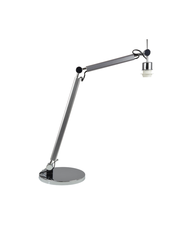 Reading table lamps - Azzardo ZYTA S TABLE LAMPBODY ALU 1xE27 Table Lamp Base without Lampshade Aluminum AZ2307 - product kolory-swiatla.pl 1