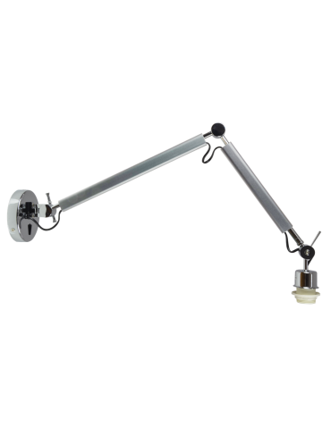 Azzardo ZYTA S WALL LAMPBODY ALU 1xE27 Ścienna/Ramię z Bazą Montażową bez Abażuru Aluminium AZ2295 - produkt 2