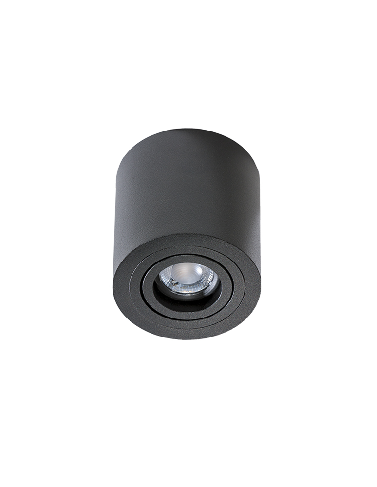 Ceiling luminaires for replaceable light source - Azzardo BRANT BLACK 1xGU10 Surface Mounted Black AZ2819 - product kolory-swiatla.pl 1