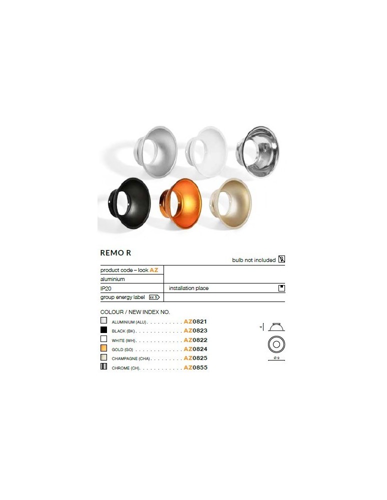 Flush-mounted lamps - pendants - Azzardo REMO 1 DOWNLIGHT BLACK 1xGU10 Recessed Black AZ1732 - product kolory-swiatla.pl 3