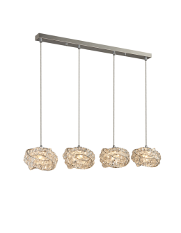 Azzardo BARI 4 4xG9 Wisząca Przeźroczysty AZ2105