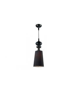 Azzardo BAROCO 1 BLACK PENDANT 1xE27 Wisząca Czarny AZ0064