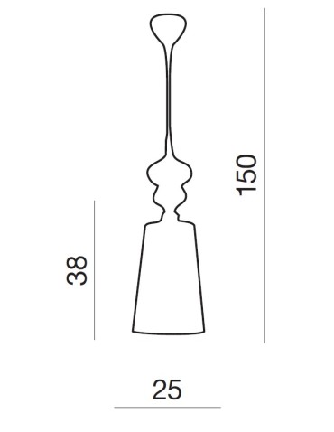 Azzardo BAROCO 1 SILVER PENDANT 1xE27 Pendant Silver AZ0307 - product 2