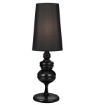 Table lamps - Azzardo BAROCO TABLE BLACK 1xE27 Table Black AZ2162 - product 1