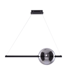 LED pendant lamps - Azzardo SANDRA 1 BLACK 1xLED Pendant Black AZ3351 - product 1