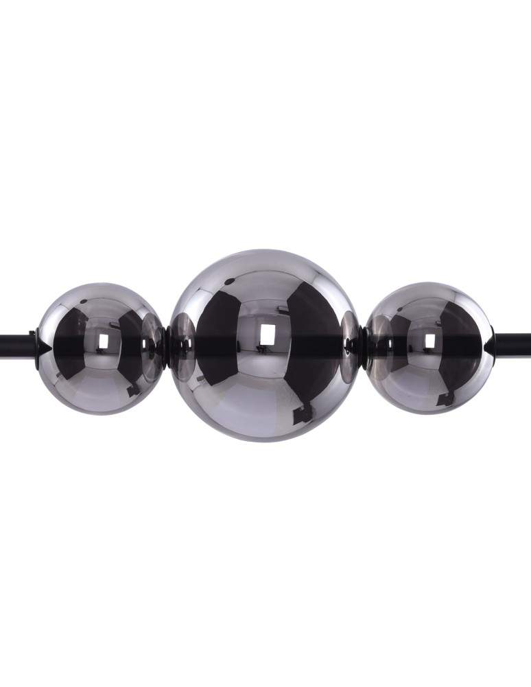 LED pendant lamps - Azzardo SANDRA 3 BLACK 1xLED Pendant Black AZ3352 - product kolory-swiatla.pl 2
