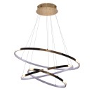 Pendant lamps circles - Azzardo WHEEL 3 DIMM GOLD 3xLED Pendant Pendant Gold AZ2918 - product 1