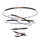 Pendant lamps circles - Azzardo WHEEL 6 LONG DIMM GOLD 6xLED Pendant Gold AZ2921 - product 2