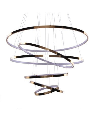 Azzardo WHEEL 6 LONG DIMM GOLD 6xLED Pendant Gold AZ2921 - product 2