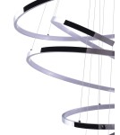 Pendant lamps circles - Azzardo WHEEL 6 LONG DIMM CHROME 6xLED Pendant Pendant Chrome AZ2990. - product 3