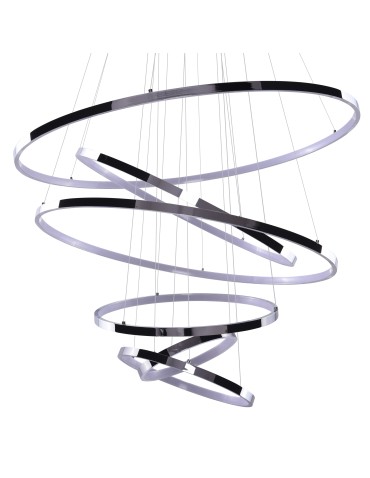 Azzardo WHEEL 6 LONG DIMM CHROME 6xLED Wisząca Chrom AZ2990 - produkt 2