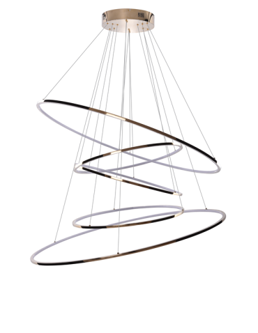 Azzardo WHEEL XXL GOLD 5xLED Pendant Gold AZ3138