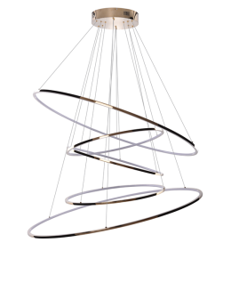 Azzardo WHEEL XXL LED 190W 11400lm 3000K złoty wisząca AZ3138