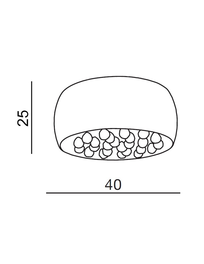 Glamour ceiling lamps - Azzardo QUINCE 40 5xG9 2in1 Ceiling or Pendant White AZ0701 - product kolory-swiatla.pl 3